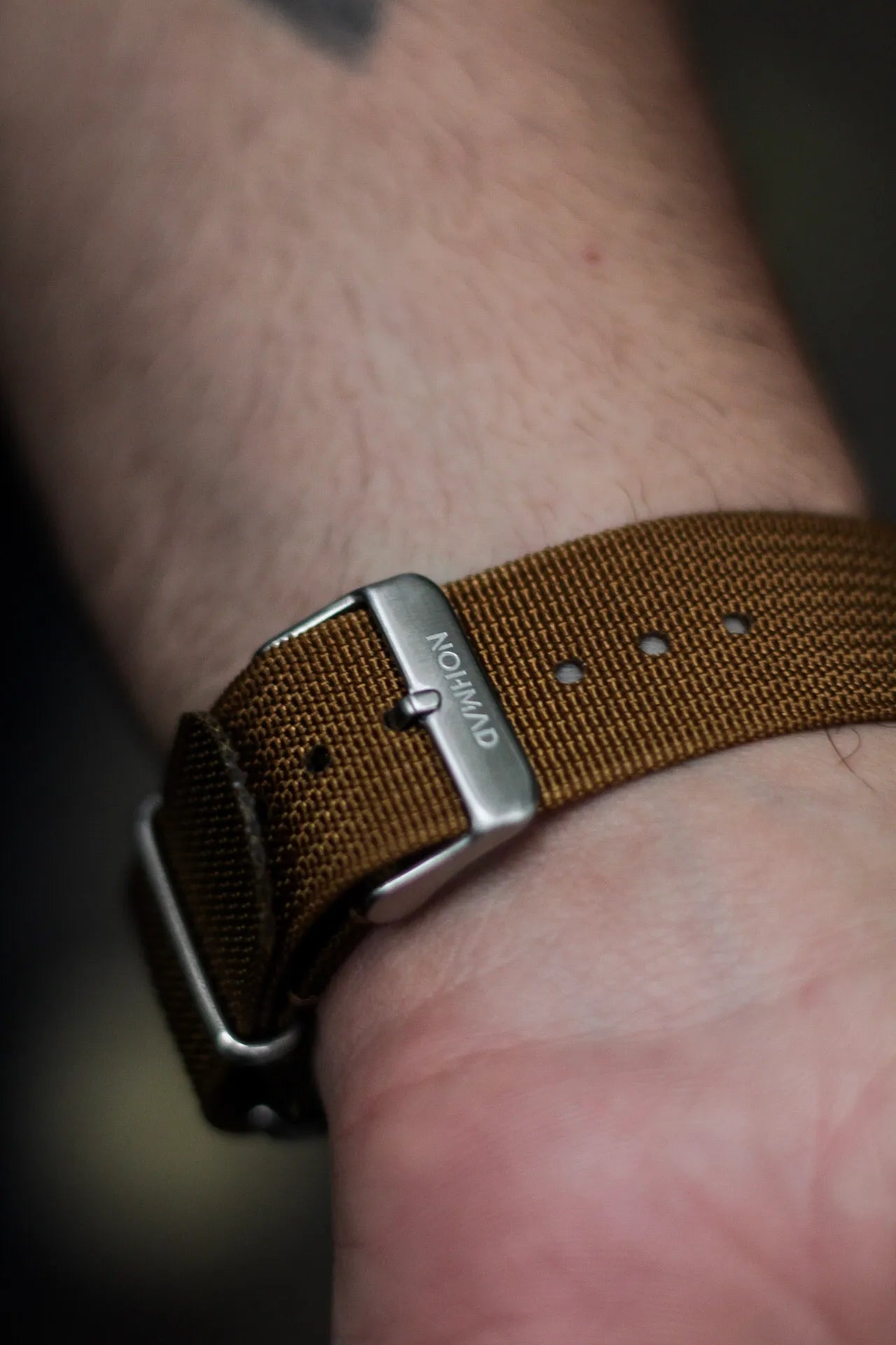 PULSEIRA NATO MILITARY MARROM COYOTE