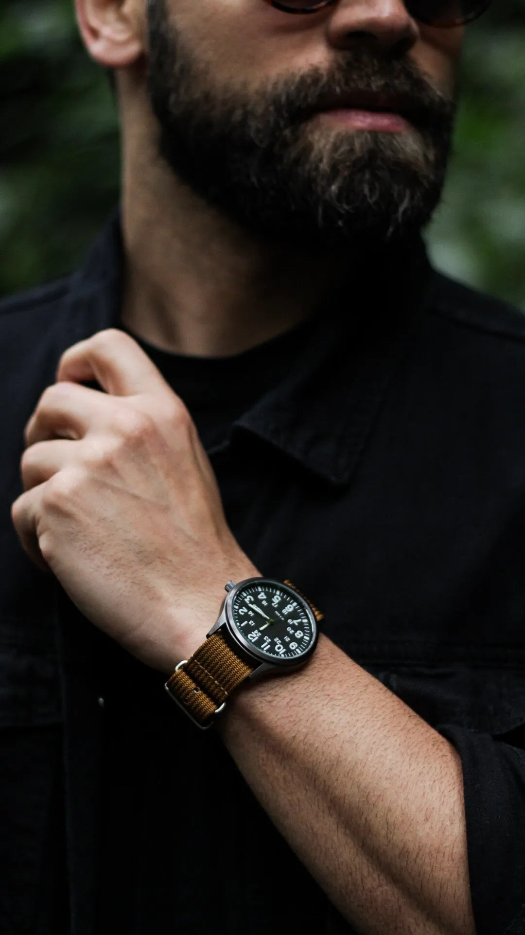 PULSEIRA NATO MILITARY MARROM COYOTE