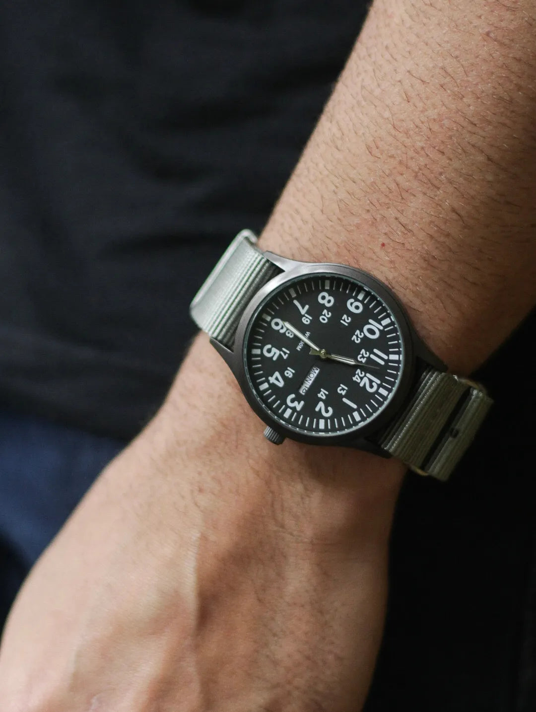 PULSEIRA NATO MILITARY CINZA