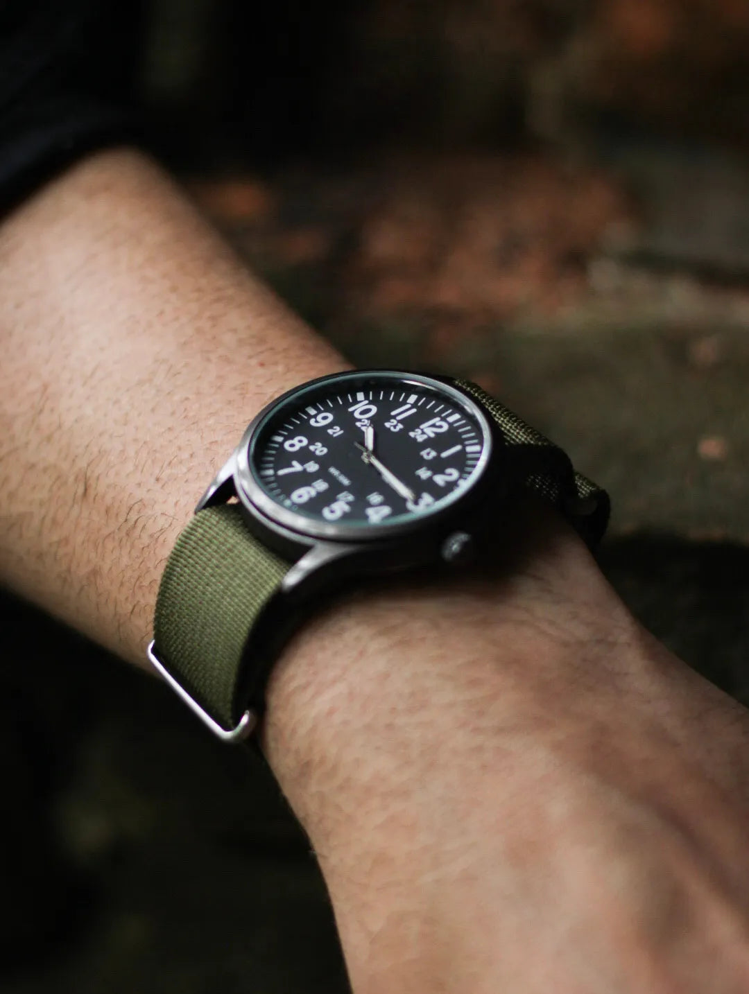 PULSEIRA NATO MILITARY VERDE PÂNTANO