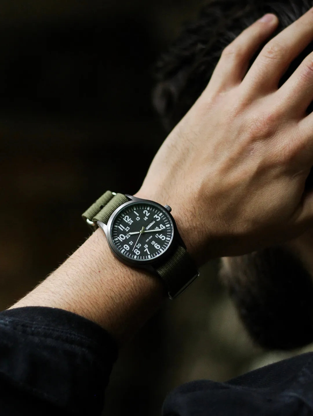PULSEIRA NATO MILITARY VERDE PÂNTANO