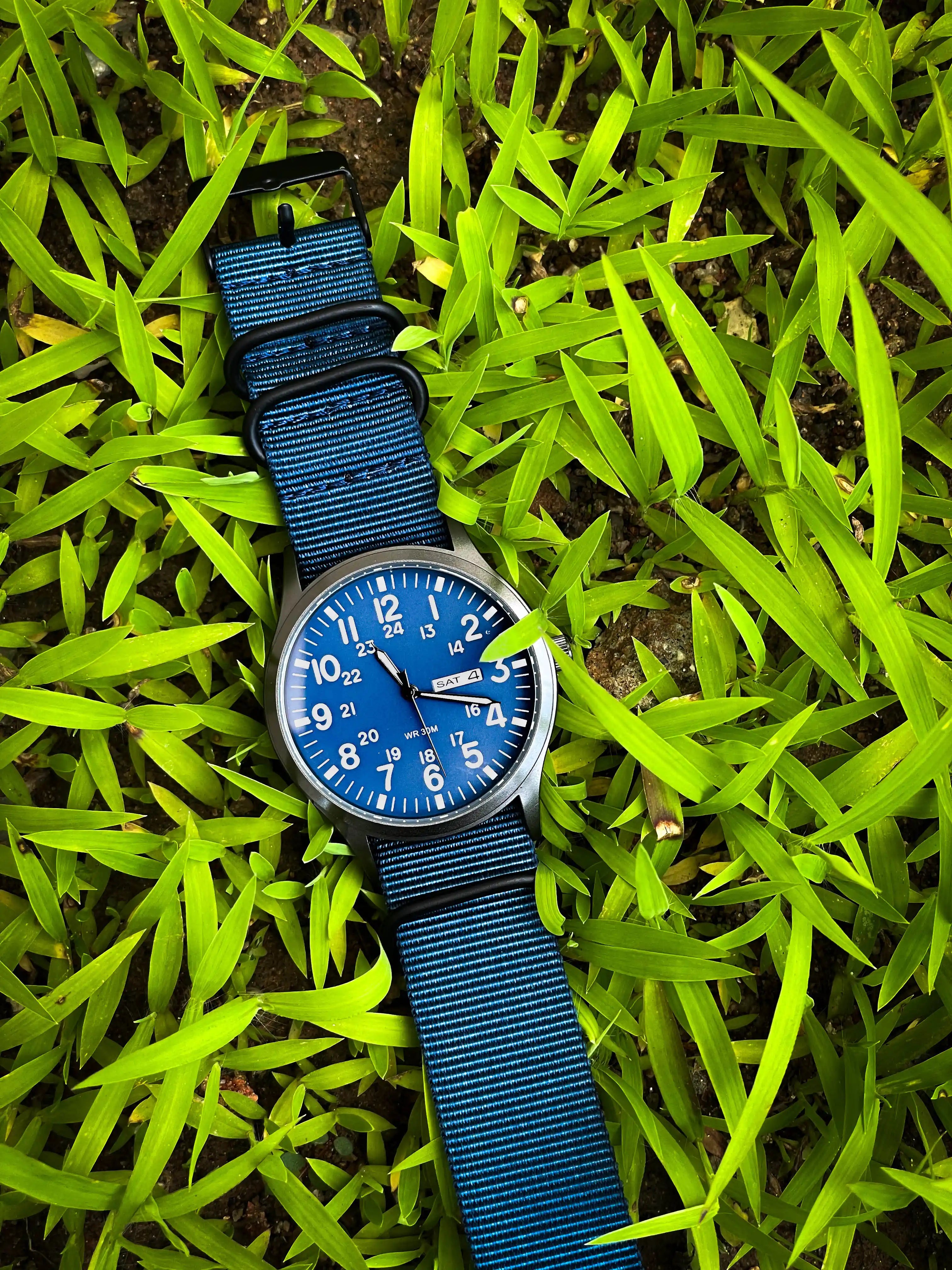 PULSEIRA NATO MILITARY ROYAL BLUE