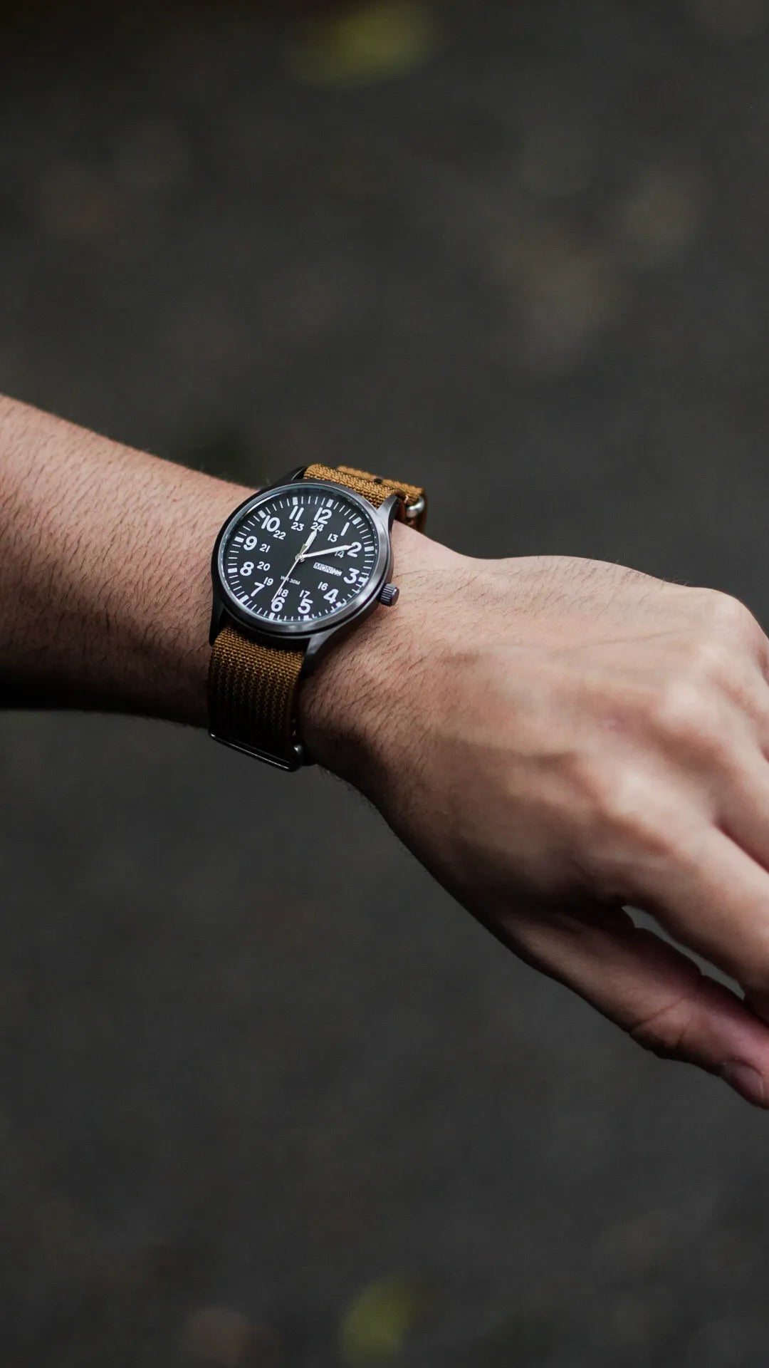 PULSEIRA NATO MILITARY MARROM COYOTE