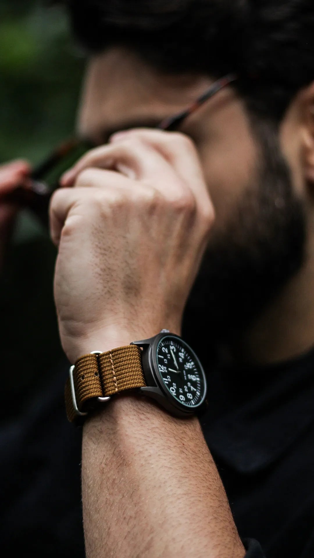 PULSEIRA NATO MILITARY MARROM COYOTE