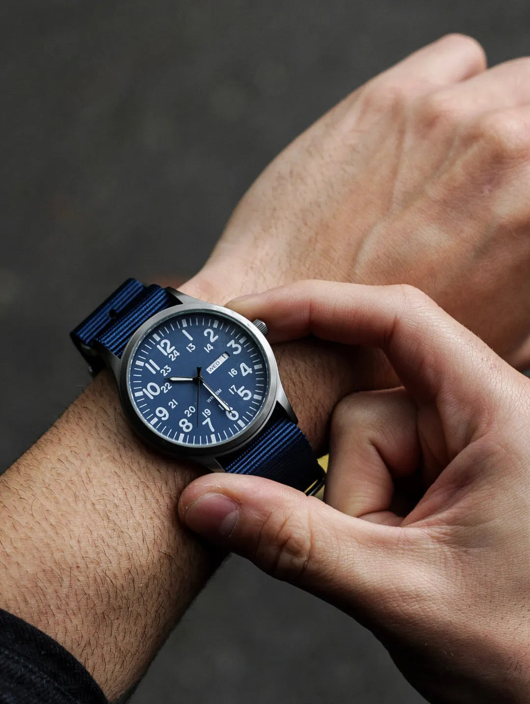 PULSEIRA NATO MILITARY ROYAL BLUE