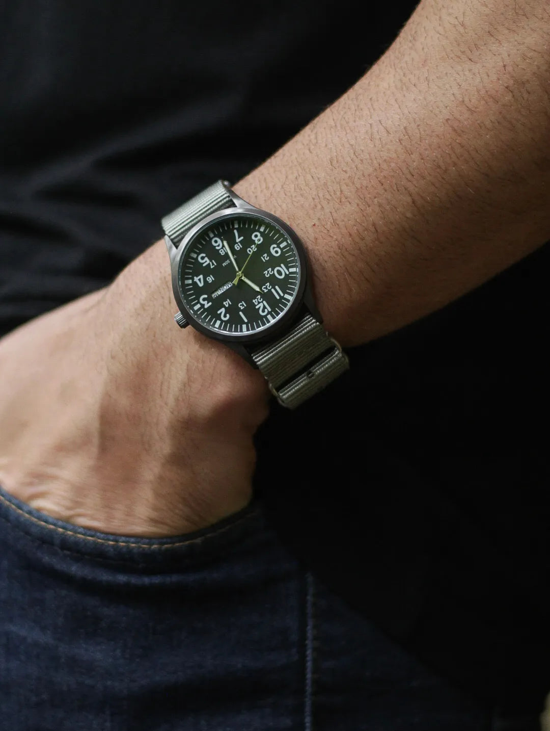 PULSEIRA NATO MILITARY CINZA