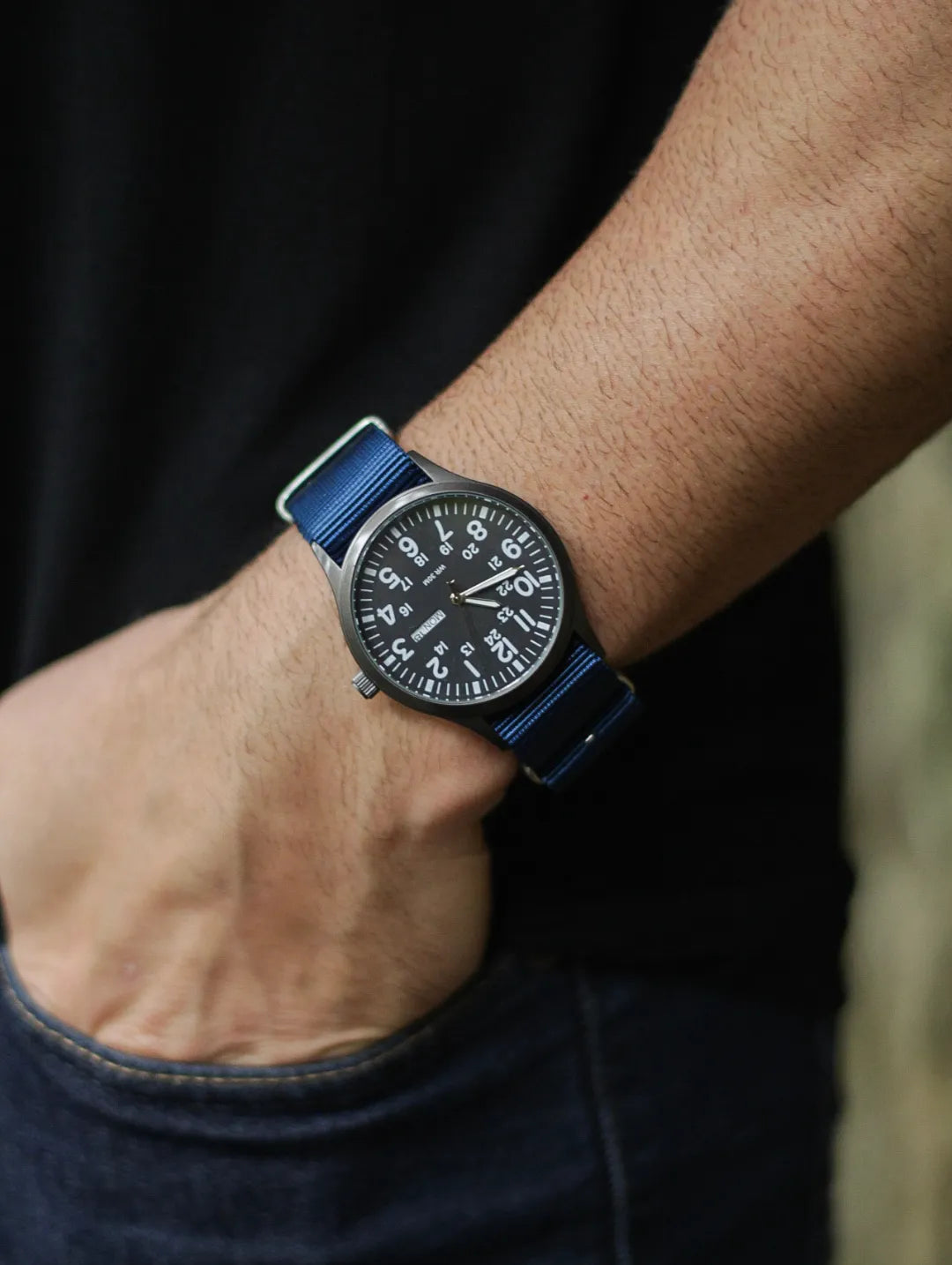 PULSEIRA NATO MILITARY ROYAL BLUE